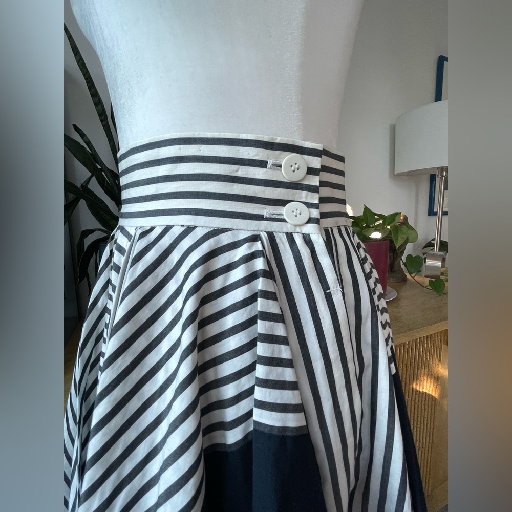 ISSEY MIYAKE kaleidoscope layered striped skirt size small - Picture 15 of 16